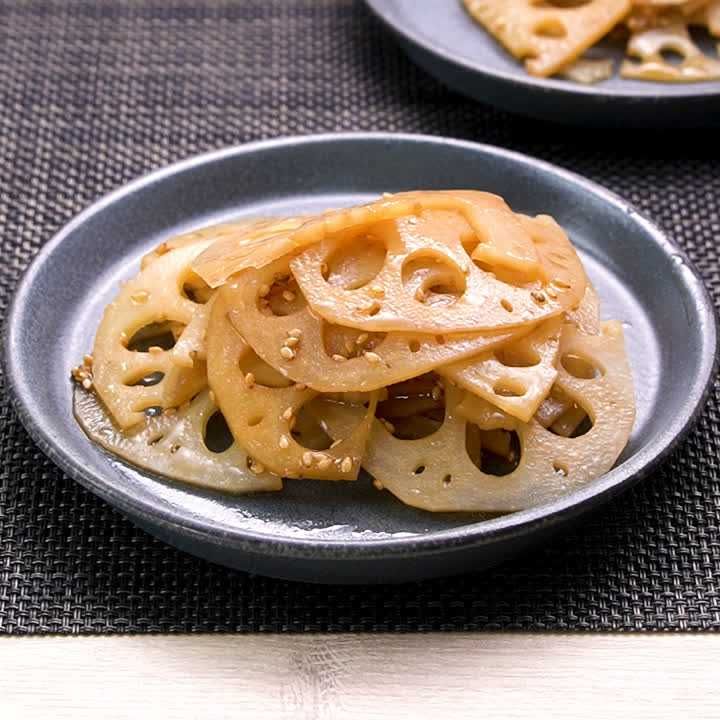 れんこんのさっぱり胡麻和え