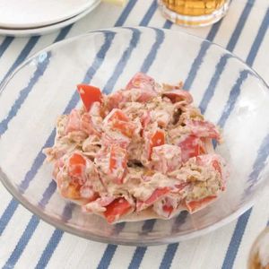 トマトのツナマヨ和え