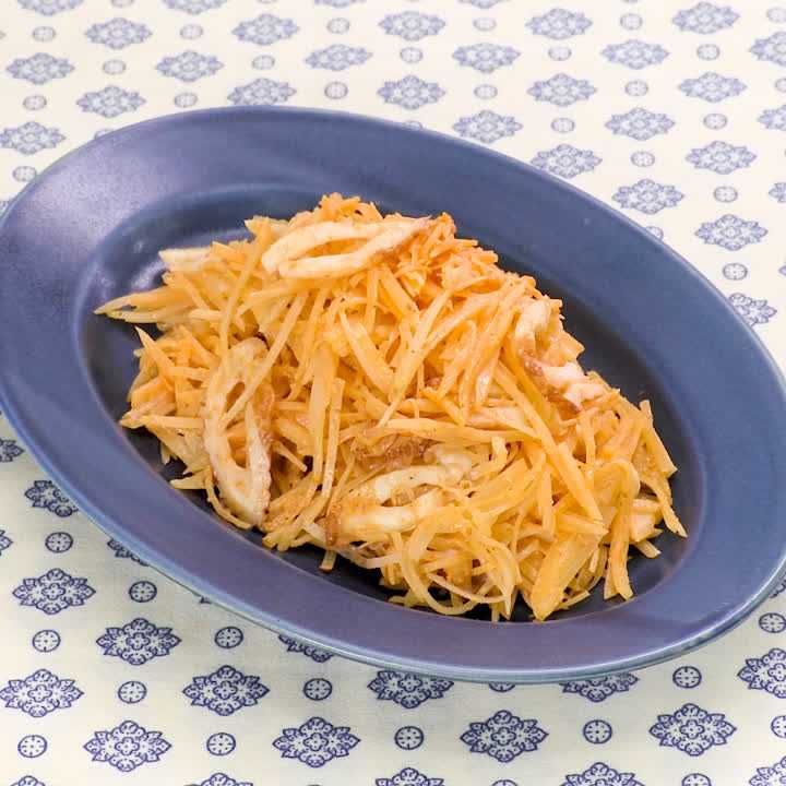 ちくわとじゃがいものコチュマヨあえ