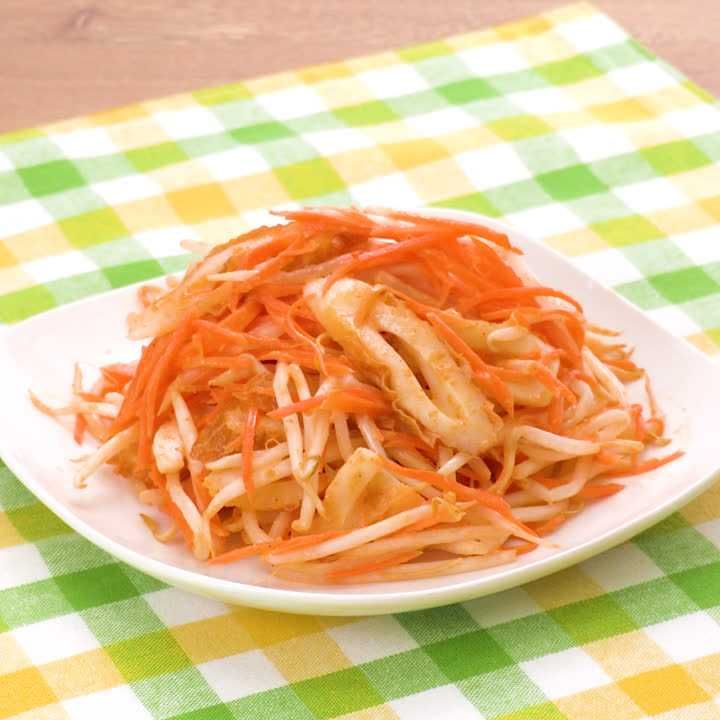 ちくわとにんじんのコチュマヨあえ