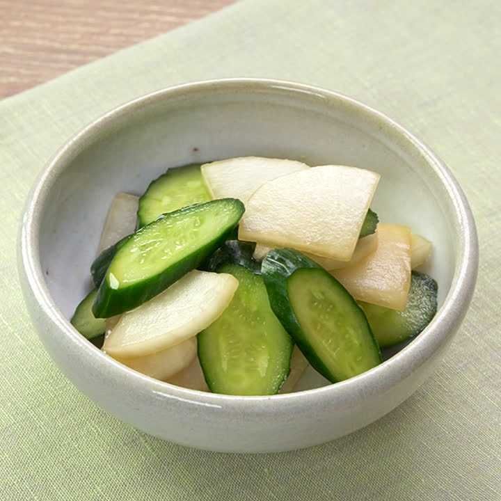 大根ときゅうりのわさび漬け