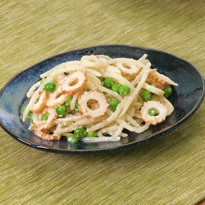 ちくわともやしのコチュマヨあえ