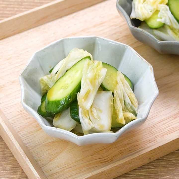 白菜ときゅうりのわさび漬け