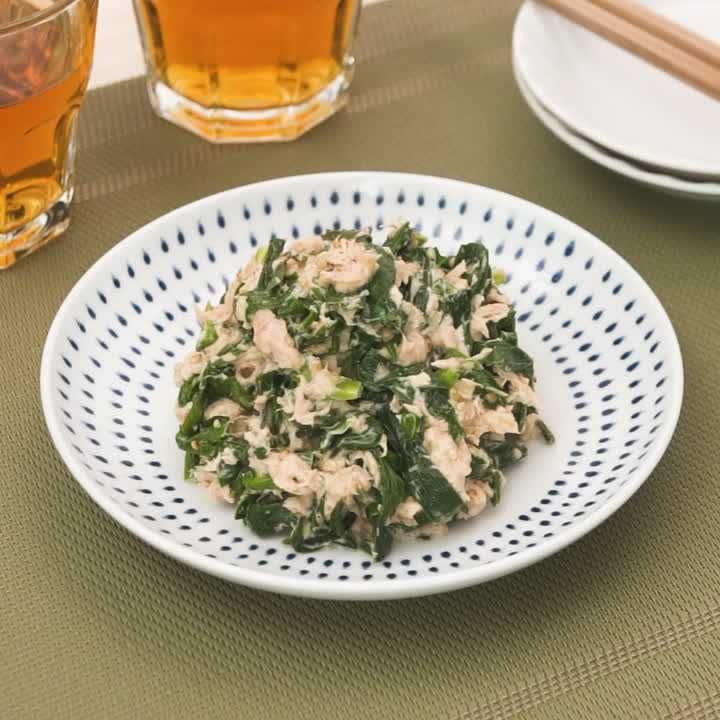 ニラのツナマヨ和え