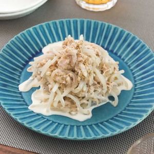 「もやしのツナマヨ和え」のレシピ動画