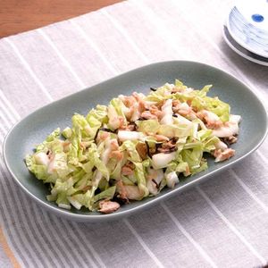 白菜とツナの塩昆布サラダ