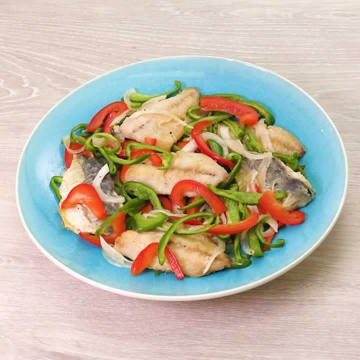 アジとパプリカのマリネ