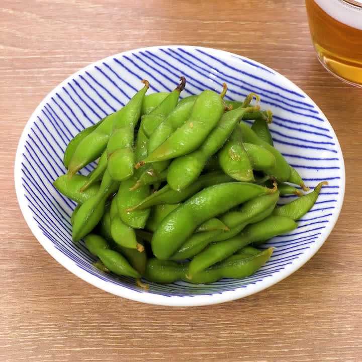 枝豆のめんつゆわさび漬け