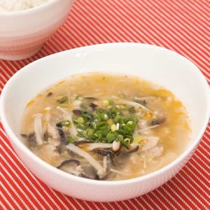 「酢しょうがときのこのスープ」のレシピ動画