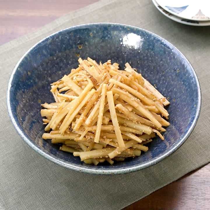 ごぼうのごま酢和え