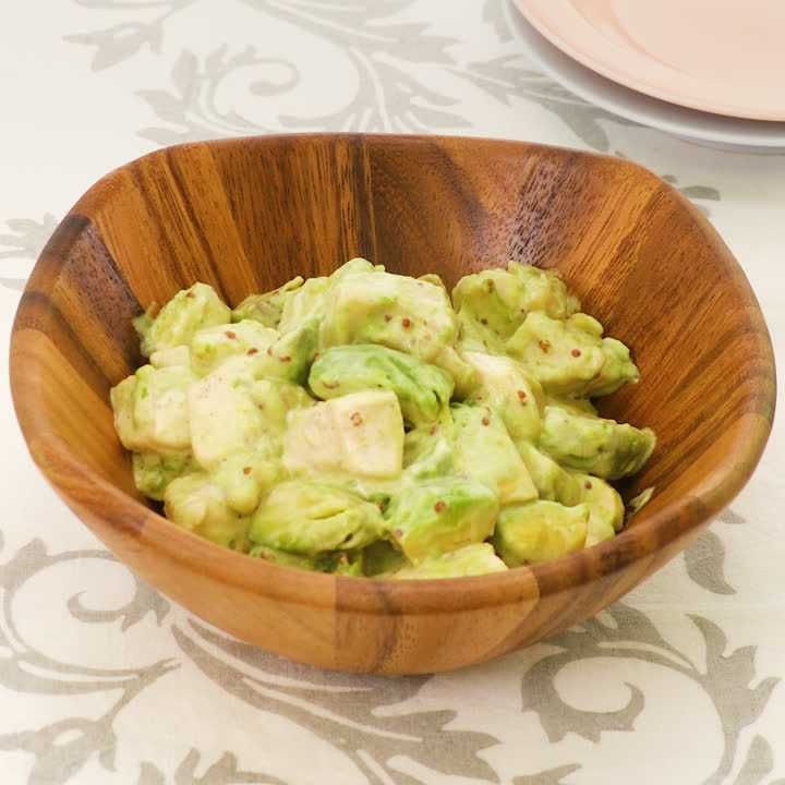 鶏むねとアボカドのマスタード和え