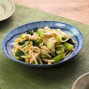 ちんげん菜ともやしのチキンサラダ