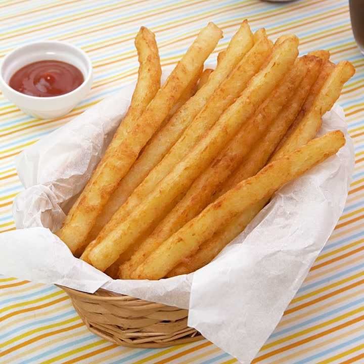 カリッ！もちっ！ ロングフライドポテトのレシピ動画・作り方 | デ 