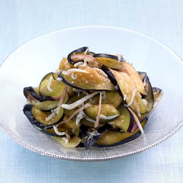 爽やかでおいしい♪ 釜揚げしらすとなすのさっぱり和えのレシピ動画・作り方 DELISH KITCHEN