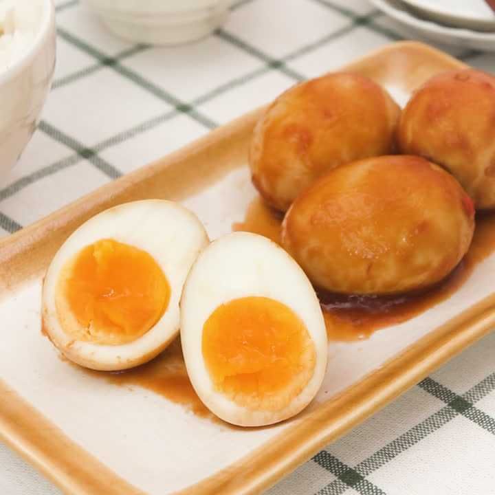 ケチャップで作る！半熟煮卵