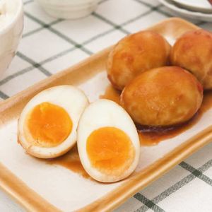 「ケチャップで作る！半熟煮卵」のレシピ動画