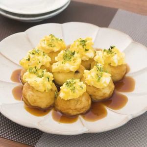 「照り焼きソースのたまマヨたこ焼き」のレシピ動画