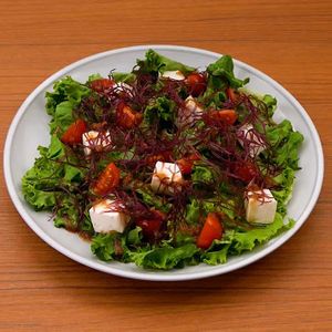 「布海苔と豆腐の和風サラダ」のレシピ動画