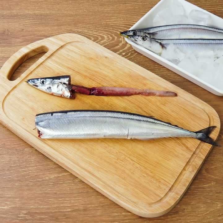 秋刀魚の下処理