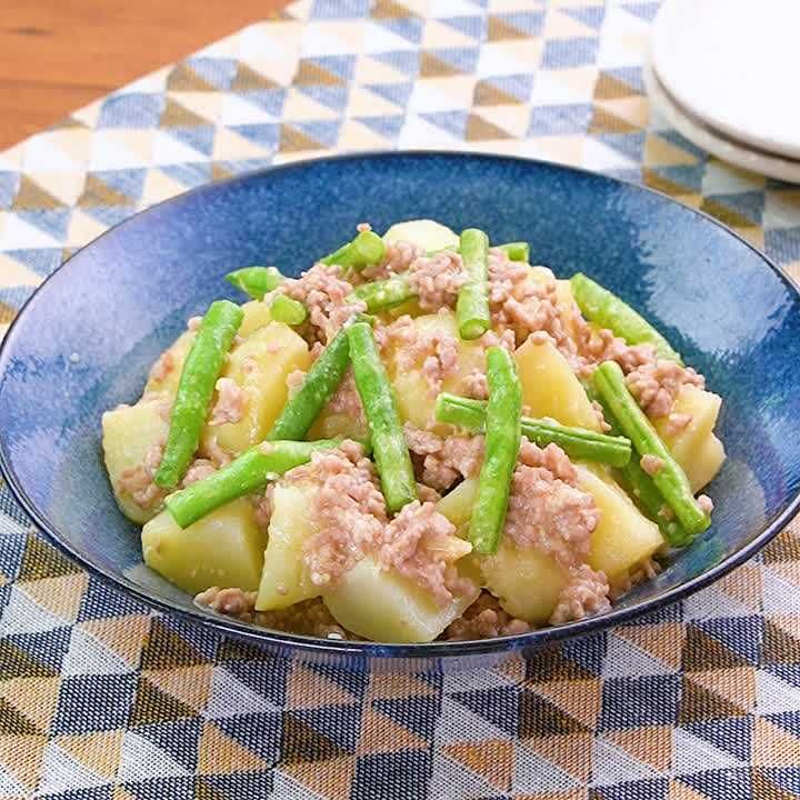 豚ひき肉とじゃがいもの味噌煮