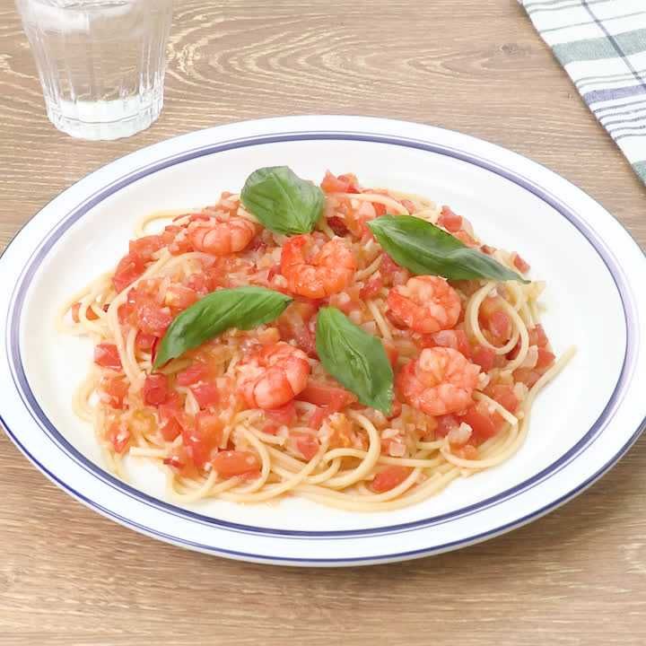 えびのトマトパスタ