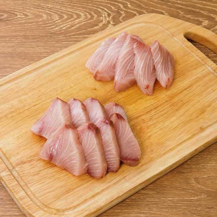 ぶりの刺身の切り方