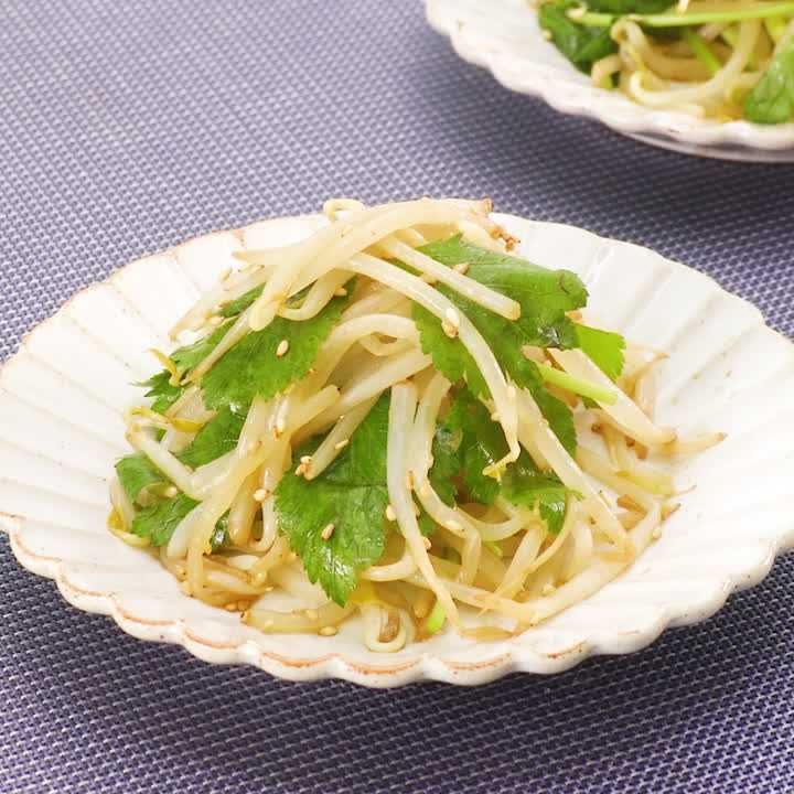 みつ葉ともやしの和えもの