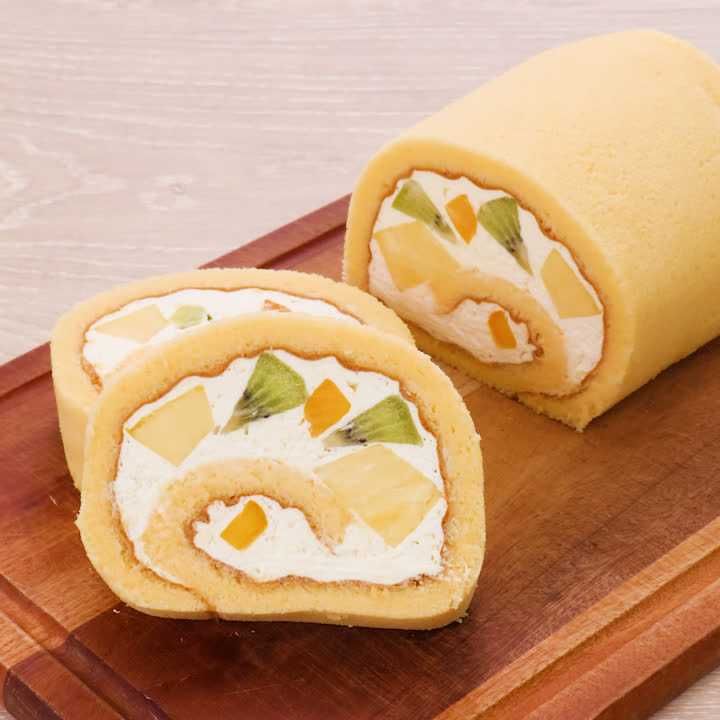 ロールケーキの切り方
