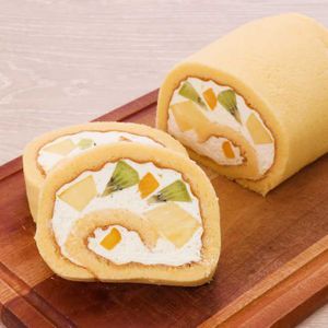 「ロールケーキの切り方」のレシピ動画