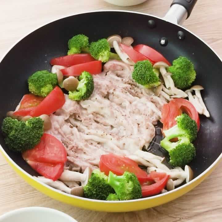 豚バラ肉の蒸ししゃぶ