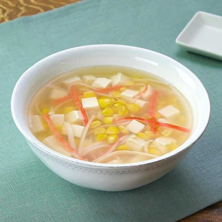 優しい味わい♪ とうもろこしの中華スープのレシピ動画・作り方 DELISH KITCHEN
