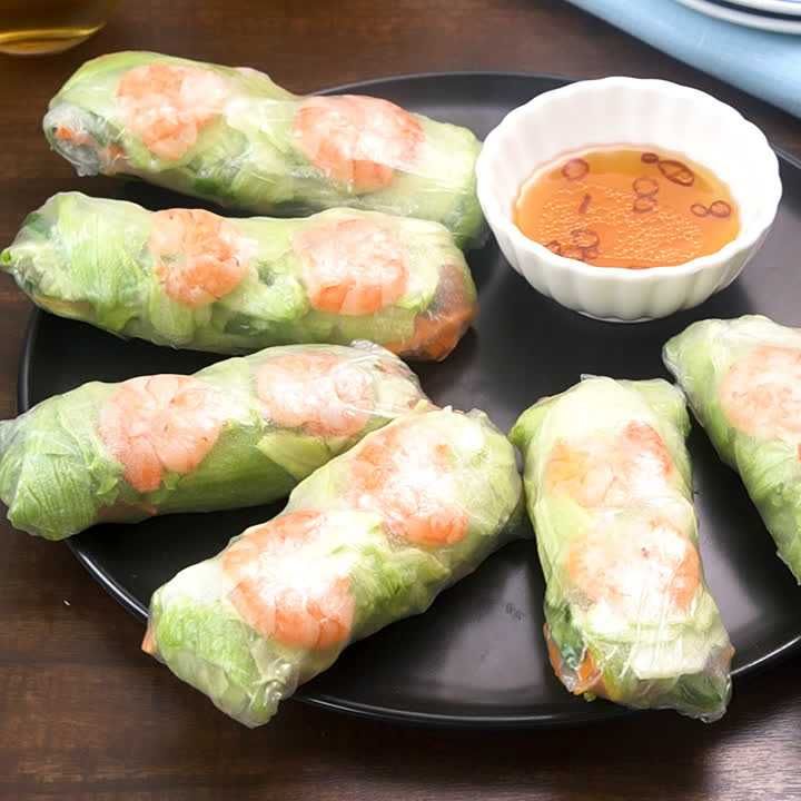 野菜たっぷり生春巻き
