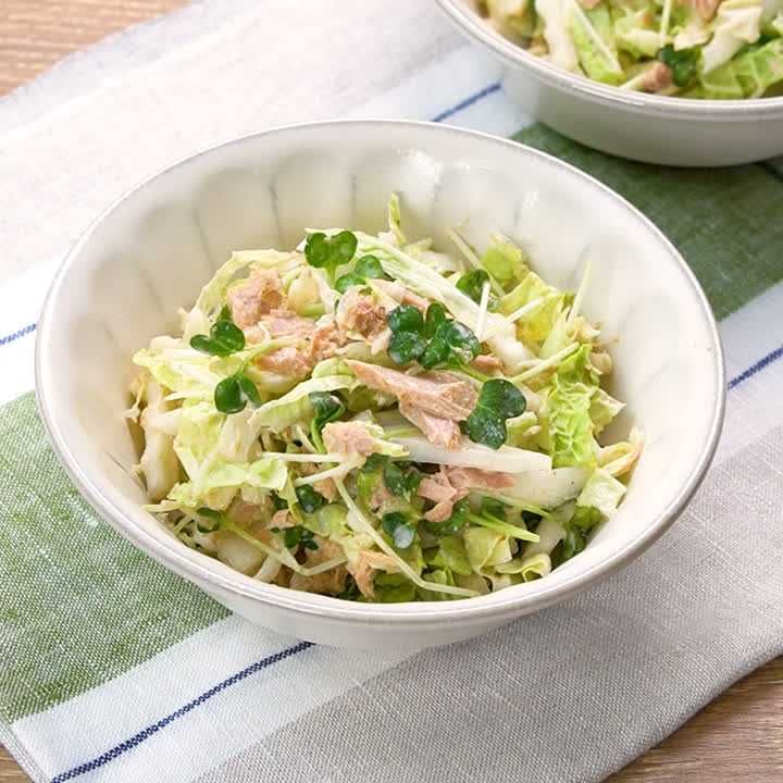 白菜とツナでさっと1品！