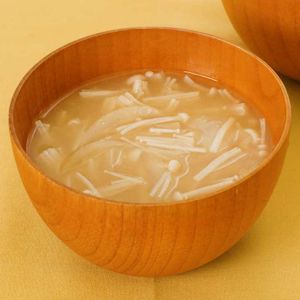 「玉ねぎとえのきの味噌汁」のレシピ動画