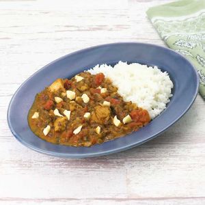 「ほうれん草カレー」のレシピ動画