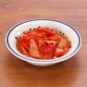 「パプリカとツナのトマト煮」のレシピ動画