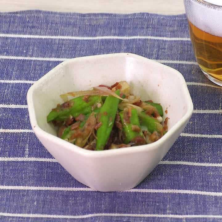 みょうがとオクラのさっぱり梅和え