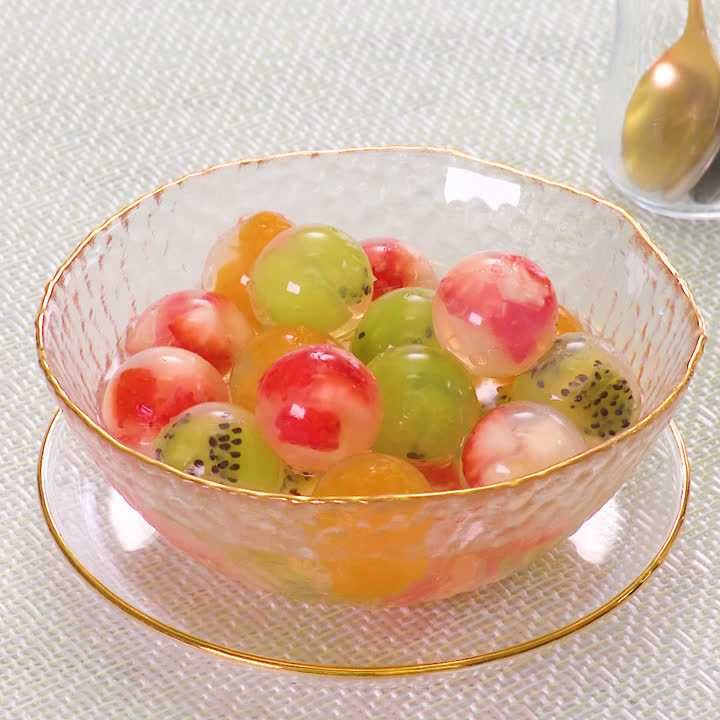 寒天で作る九龍球