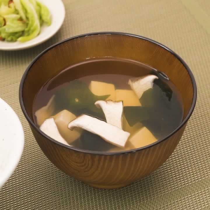エリンギと豆腐のすまし汁