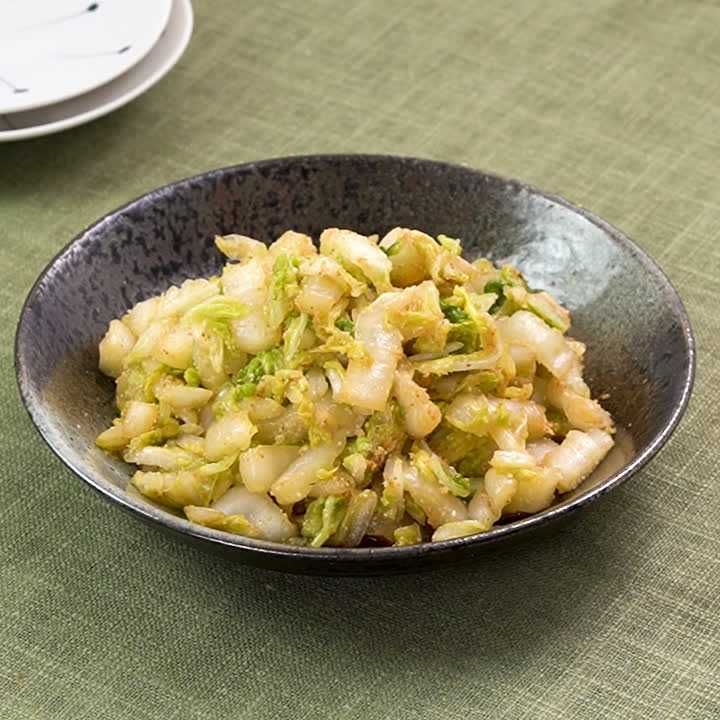 白菜のごまポン酢あえ