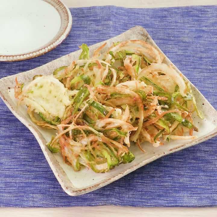 ピーマンのかき揚げ