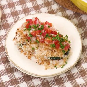 「ささみのパン粉焼き　サルサソース添え」のレシピ動画