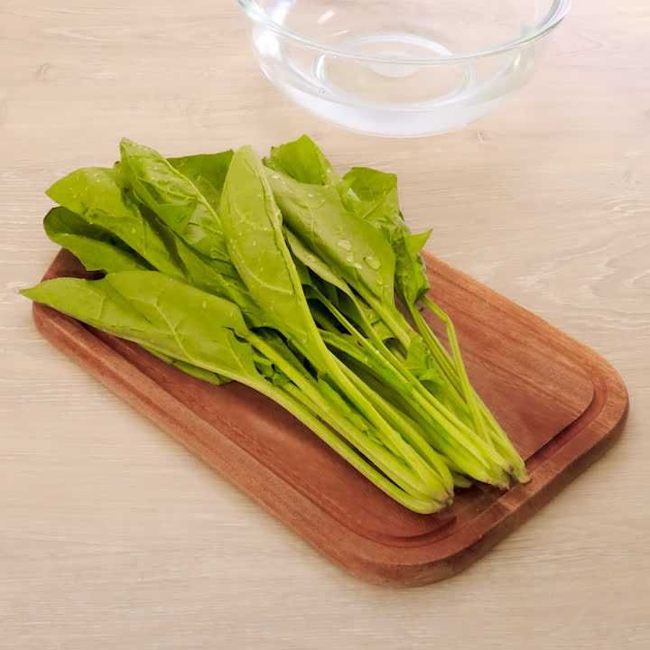 ほうれん草の洗い方