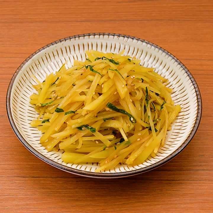 じゃがいものめんつゆナムル