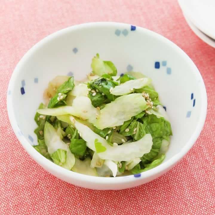 セロリのめんつゆナムル