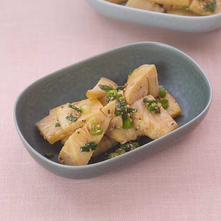 焼きたけのこのめんつゆナムル