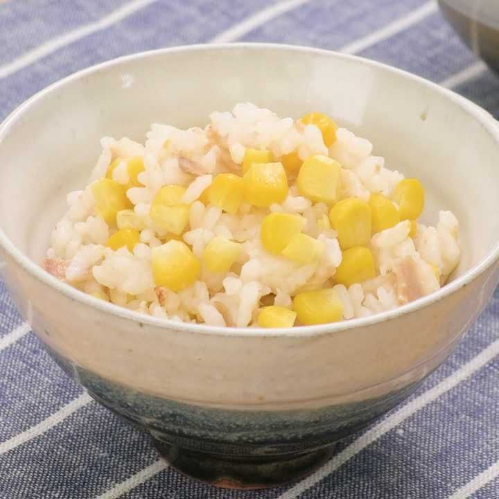 ツナのとうもろこしご飯