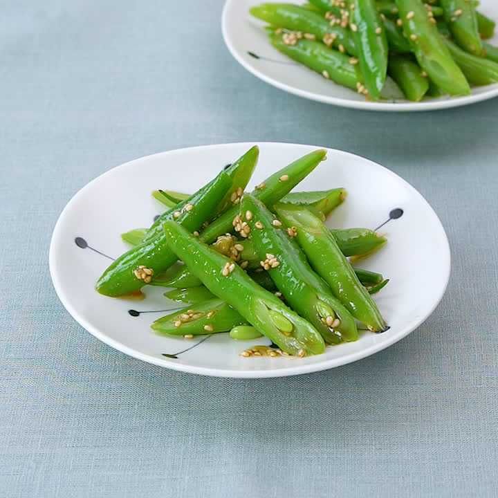 いんげんのめんつゆナムル