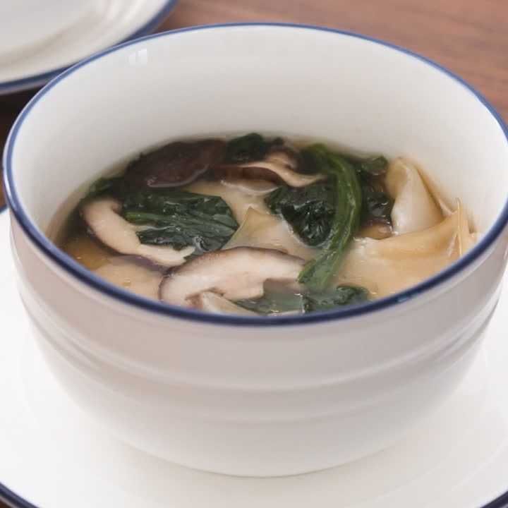 ほうれん草アーティチョークワンタンのレシピ