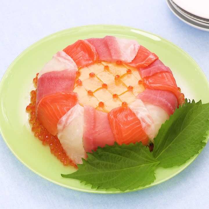 ひまわりすしケーキ
